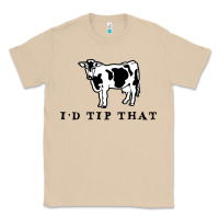 Mushroom i'd tip that funny cow tipping design Classic Tee - artisFamous