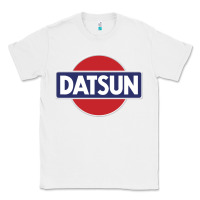 White New Japanese Datsun Fanatics Classic Tee - artisFamous