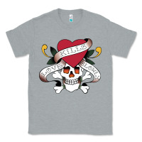 Heather Grey Funny Ed Hardy Sarcasme Saying New Classic Tee - artisFamous