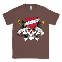 Chestnut Funny Ed Hardy Sarcasme Saying New Classic Tee - artisFamous