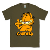 Army Green Funny Garfild new vector design Classic Tee - artisFamous