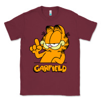 Burgundy Funny Garfild new vector design Classic Tee - artisFamous