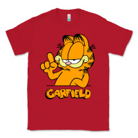 Red Funny Garfild new vector design Classic Tee - artisFamous