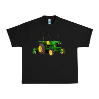 Black farm tractor Urban Heavy Tee - Artiststas