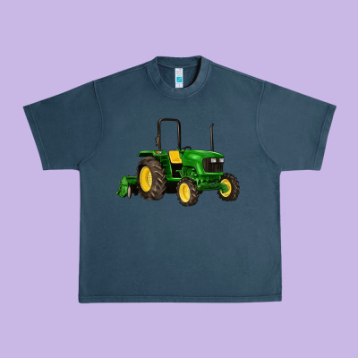 Farm Tractor Urban Heavy Tee Designed By Artiststas