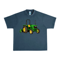 Midnight Navy farm tractor Urban Heavy Tee - Artiststas