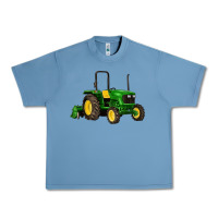 Pebble Blue farm tractor Urban Heavy Tee - Artiststas