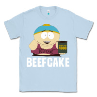 Dusty Blue New Park Beefcake Classic Tee - artisFamous