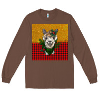Chestnut christmas alpacas Long Sleeve Tee - BarkalooDesign
