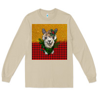 Mushroom christmas alpacas Long Sleeve Tee - BarkalooDesign