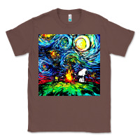 Chestnut starry night print van gogh parody Classic Tee - artisFamous