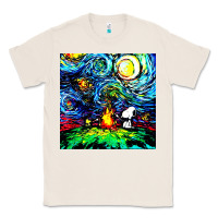 Natural starry night print van gogh parody Classic Tee - artisFamous