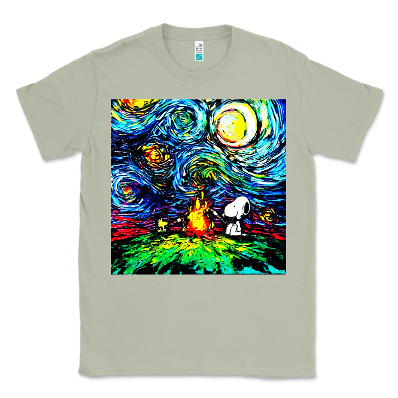 Starry Night Print Van Gogh Parody Classic Tee by artisFamous | Teevron