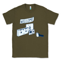 Army Green analog retirement Classic Tee - artisFamous