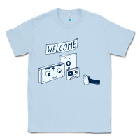 Dusty Blue analog retirement Classic Tee - artisFamous