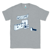 Heather Grey analog retirement Classic Tee - artisFamous