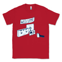 Red analog retirement Classic Tee - artisFamous