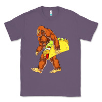 Lavender bigfoot carrying taco Classic Tee - artisFamous
