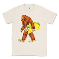 Natural bigfoot carrying taco Classic Tee - artisFamous