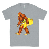 Heather Grey bigfoot carrying taco Classic Tee - artisFamous