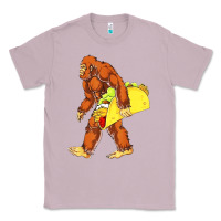 Lilac bigfoot carrying taco Classic Tee - artisFamous
