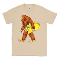 Mushroom bigfoot carrying taco Classic Tee - artisFamous