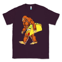 Plum bigfoot carrying taco Classic Tee - artisFamous