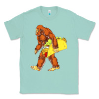 Seafoam bigfoot carrying taco Classic Tee - artisFamous
