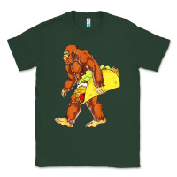 Sports Green bigfoot carrying taco Classic Tee - artisFamous