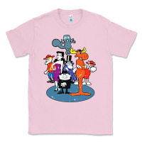 Bubblegum Pink rocky & bullwinkle and friends Classic Tee - artisFamous