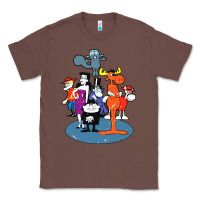 Chestnut rocky & bullwinkle and friends Classic Tee - artisFamous