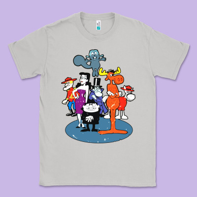 Rocky & Bullwinkle And Friends Classic Tee Designed By Artisfamous