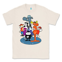 Natural rocky & bullwinkle and friends Classic Tee - artisFamous