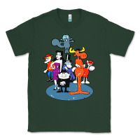 Sports Green rocky & bullwinkle and friends Classic Tee - artisFamous