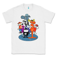 White rocky & bullwinkle and friends Classic Tee - artisFamous