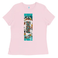 Bubblegum Pink mimi sunflower cowhide leopard  pen wrap Ladies Tee - Artiststas