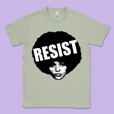 Angela Davis Speaking Classic Tee Designed By Artisfamous