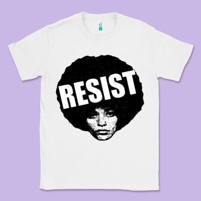 Angela Davis Speaking Classic Tee Designed By Artisfamous