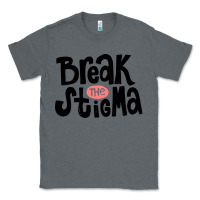 Charcoal Heather end the stigma merch Classic Tee - artisFamous