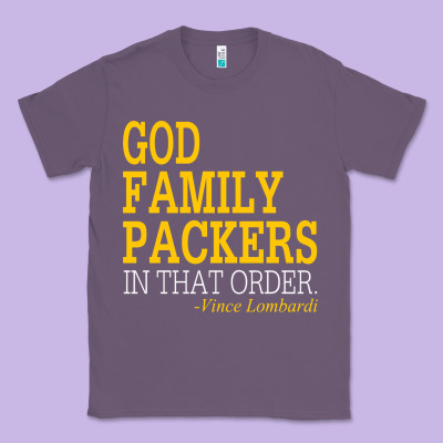 God Family Packers In That Order Classic Tee Designed By Artisfamous