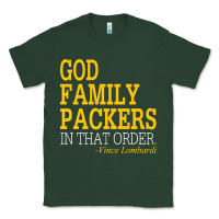 Sports Green god family packers in that order Classic Tee - artisFamous