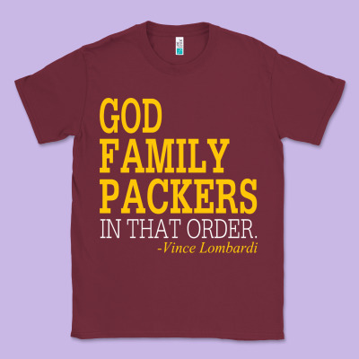 God Family Packers In That Order Classic Tee Designed By Artisfamous