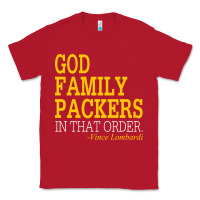 Red god family packers in that order Classic Tee - artisFamous