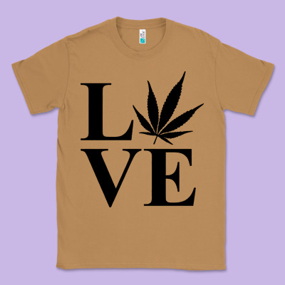 Love Weed 420 Classic Tee Designed By Artisfamous