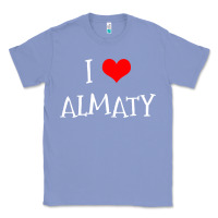 Colony Blue i love almaty city Classic Tee - artisFamous