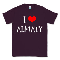 Plum i love almaty city Classic Tee - artisFamous