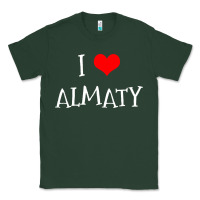 Sports Green i love almaty city Classic Tee - artisFamous