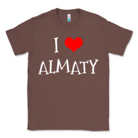 Chestnut i love almaty city Classic Tee - artisFamous
