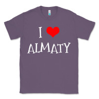 Lavender i love almaty city Classic Tee - artisFamous