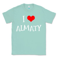 Seafoam i love almaty city Classic Tee - artisFamous